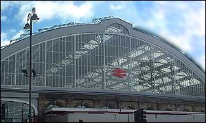 The famous station roof