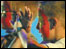Children dancing wearing facepaint