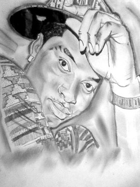 My Drawing Of one Of The Best University Rave Djs - DJ DNA