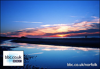 Brancaster at sunset by David Brice