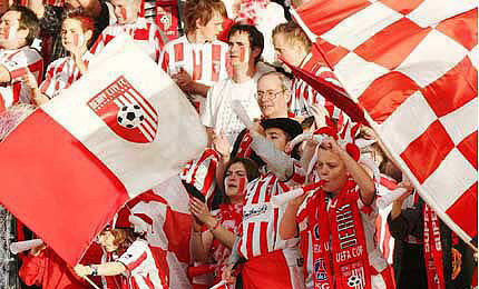 The support for the Derry team was immense. Pic Billy McLeod.