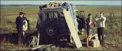 Land Rover and people
