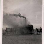 When we got there it was a native tar boiler and barrels on fire