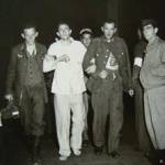 photograph of German prisoners of war at the USA Military Hospital in Warrington