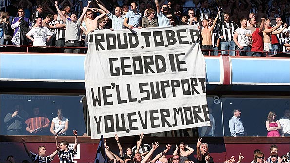 Newcastle fans say they will support the team in whatever division