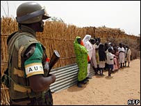 Darfur'daki Afrika Birliği askeri
