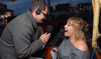 Alan Carr on Blackpool's Princess Alice Tram