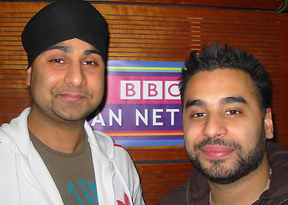 Kam Bhamra with Ameet