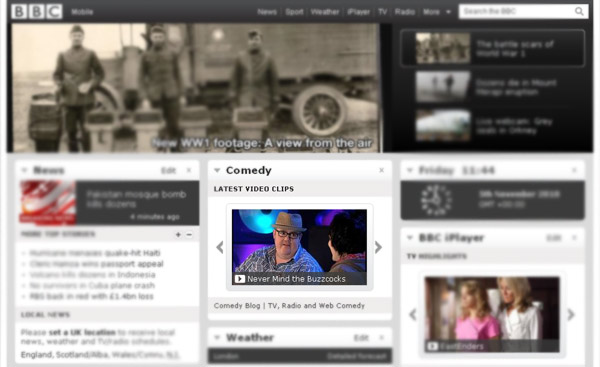 BBC Comedy Widget