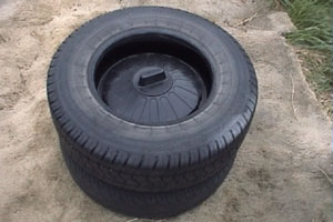 Mike shows us round a derelict house that has recently been turned into an environmentally friendly squat