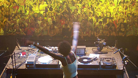 DJ playing Escape Into The Park