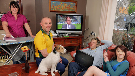 The Davies family from Holywell