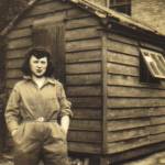 Megan in work clothes