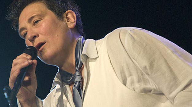 See pictures of k.d. lang performing at the Cambridge Folk Festival