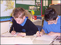 Pupils at Chantry High School