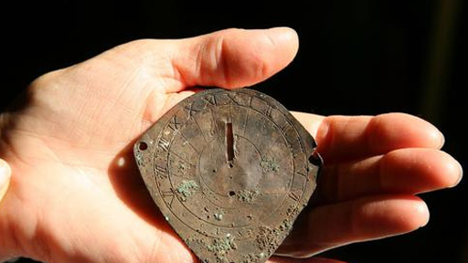 Paula Sunshine talks about a sundial found buried in a Tudor house in Suffolk