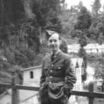 Mr. George Thompson on leave at Darjeeling, India in May 1945.