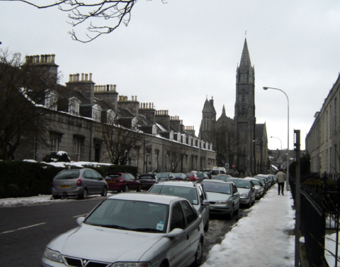 Snow in Aberdeen