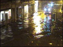 CCTV flooded Frome