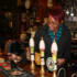 Nesha behind the bar in The Woolpack
