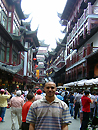 Chris standing in one of the streets of The Old Town.