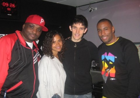 Angel Coulby and Colin Morgan from Merlin