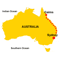 Map of Australia