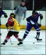 Coventry Blaze players in action 