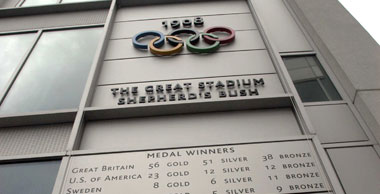 1908 Shepherds Bush stadium site at BBC White City