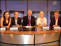 Matt, Gareth, Sarah and Louise