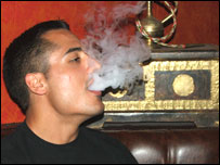 Smoking sheesha
