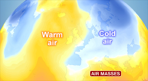 Screenshot of air mass