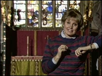 Inside Fairford Church