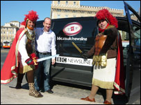 Stephen meets the Rome guards