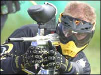 Stoke Quest 7 paintballing team