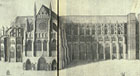 Westminster Abbey c.1689. Engraving by T Collins