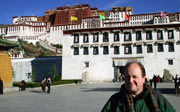 Jim below the Potala Palace