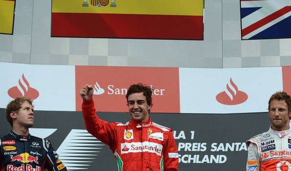 Fernando Alonso tops the podium in Hockenheim