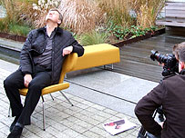 Adrian posing like John Barrowman