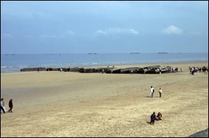 Arromanche Beach by Glen Pollard.