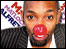 Des Coleman with Red Nose
