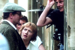 Kate Winslett as Iris with fellow actor, Hugh Bonneville and director Richard Eyre