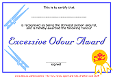 Excessive Odour Award