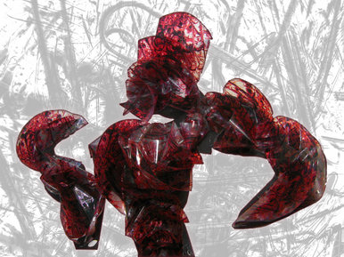 Figure from folded transparencies