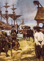 Ralph Lane expedition 1585 (Getty Images/Hulton|Archive)