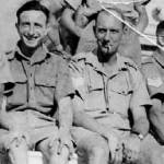 Reg Gill (left) and friend Joe Knapton Malta 1941