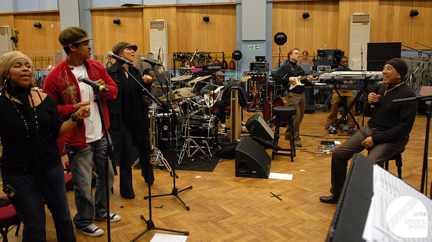 Smokey Robinson Rehersal at Maida Vale