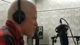 Darnell in the studio