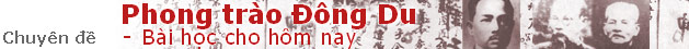 Về Phong trào Đông Du, Nhật Bản và Việt Nam