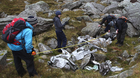 Recording the wreckage